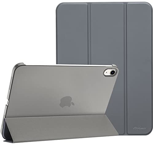ProCase Hülle für iPad A16 11 Generation 2025 11/ iPad 10. Generation 2022 10,9'' Case Leicht Dünn Hart Schutzhülle Smart Cover Hülle Auto Wake/Sleep -Grau