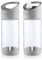 wedrink Bouteille d'eau pour enfants avec paille de 350 ml, couvercle à rabat en un clic, sans BPA, anti-fuite, bouteille d'eau de sport en Tritan écologique pour enfants (gris)
