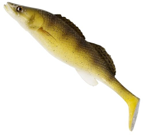 Westin 12cm ZanderTeez Shadtail 21g - 2 Gummifische, Farbe:Zander