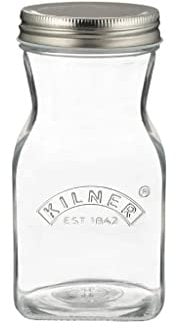 Kilner 0.5 Litre Glass Juice & Sauce Bottle Reusable BPA-Free Storage for Homemade Juices, Sauces and Yogurt