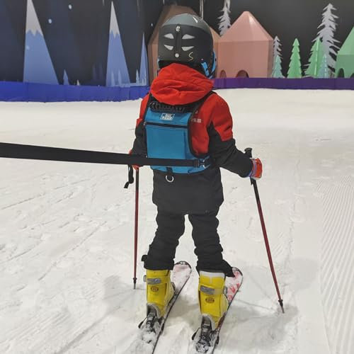 HIDEWALKER Imbracatura da Sci Bambini Principiante Snowboard Zaino da Allenamento Corde di Sicurezza per L'apprendimento della Bicicletta da Skate