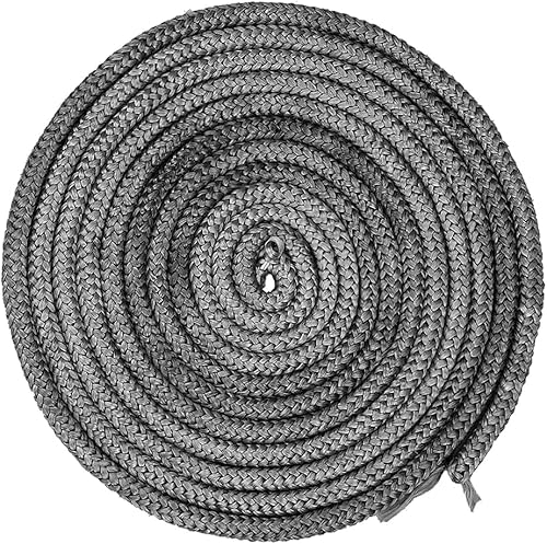 YUETTYY Joint de porte de poêle à bois, Ø 6/8/10/12 mm x 2/3 M corde de poêle à bois, joint rond en fibre de verre pour poêles à bois (2M,8 mm)