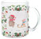 Mr. & Mrs. Panda Teetasse Bär und Maus Schlitten - Geschenk, Teeglas, Tasse mit Henkel, Nikolaus, Teetasse aus Glas, Advent, Winter, Teebecher,