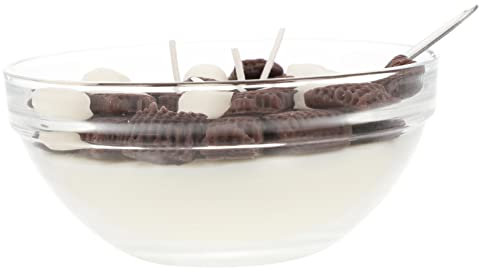 minkissy Cereal Candle Bowl Scented Candle Oatmeal Shaped for Table Decorations