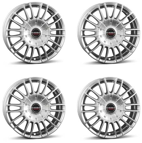 4x Borbet Felgen CW3 8.5x19 ET35 5x110 sterling silver kompatibel mit Jeep Cherokee Compass Renegade