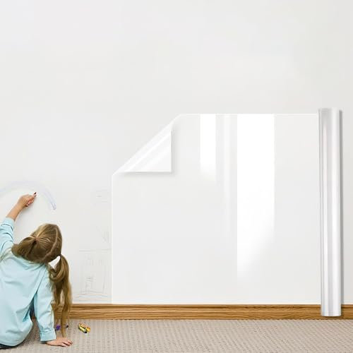 HENGBIRD Pellicola Trasparente Adesiva, 40 X 200cm Piastrelle Carta Adesiva Pellicola Adesiva Mobili Pareti Cucina Porte Rotolo Trasparenti per Mobili Decorativo Vinile Impermeabile