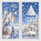DERAYEE Stickers Décoration Fenêtre Electrostatique Blanc 8PCS,Autocollant Noël Fenêtre,Ensemble Stickers Fenêtre Electrostatiques,Décoration Vitre Noel