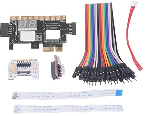 Laptop-Motherboard-Analysatorkarten-Kit mit Hoher Erkennungsrate, Motherboard-Analysator-Diagnosekarte nach Dem Test, Erkennung Mehrerer Kanäle mit LED-Anzeigen, Unterstützt -,