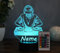 Optechvisual Personalisierte DJ Lampe – LED Nachtlicht mit Name – Geschenk für DJs, Musikliebhaber & Clubfans – Musik Deko Licht mit Gravur – DJ Geschenkidee