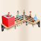 Corner Tonie Shelf for Tonies, Magnetic Shelf for Tonies Box, Wooden Toniebox Shelves Wall Storage for Tonies Figures 40pcs in Children's Room Decoration, Gifts for Kids (Pure Wood)