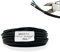 HALOTEC 25 Metros Cable Manguera Redonda PVC Negro A03VV-F 4x0,50 mm² | Cable Flexible 4 Conductores Cobre | Azul, Rojo, Verde y Negro | Baja Tensión 300V | Iluminación, Electrónica, Instalaciones