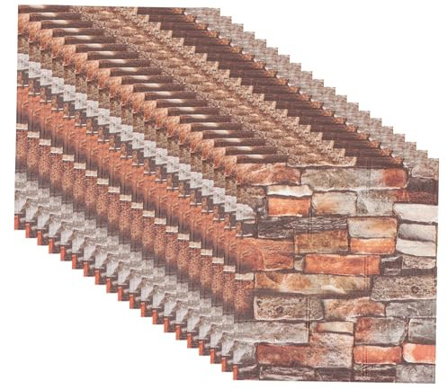 SHINEOFI 20pezzi Piastrelle Adesive Decorative Per Muro Finta Simulata Per Cucina Bagno E Ambienti Interni Ed Esterni Facile Installazione Senza Attrezzi E Design Elegante