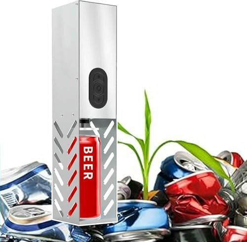 FBJAMZ Concasseur de canettes, concasseur de canettes en Aluminium de Bureau, compresseur de canettes Portable, canette de Chute Automatique, pour canettes de 6 oz ~ 16 oz