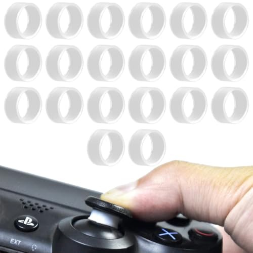 MIRKUZI Zubehör für Steam Machines 20 stück Joystick Schutz Ringe Elastische Silikon Schutz Abdeckungen Dampf Deck Zubehör