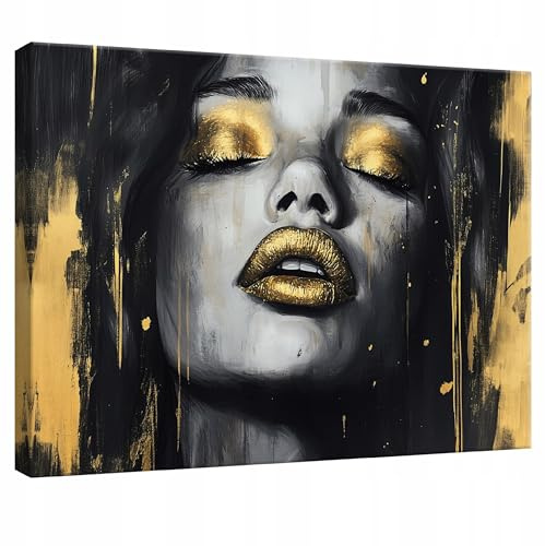 WallArena Leinwand Bilder 120x80 cm | Frau, Leinwandbilder, Bild auf leinwand, Format: 120x80 cm (BxH) - einteilig auf Canvas Leinwand. Das Leinwand