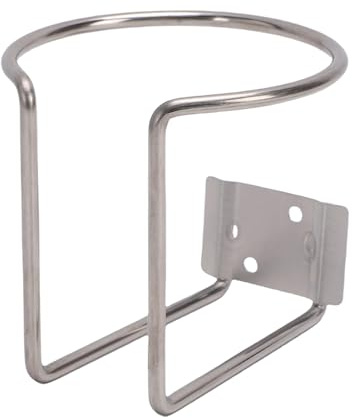 YDuupxe Boat Wall Mount Cup Holder Rack, Stainless Steel Drink Storage Organizer with 4 Screws for RV, Yacht, and Truck