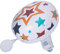 Kiddimoto Glocke Design Klingel/Fahrradklingel zubehör für Fahrrad, Roller, Scooter, Kinderroller Kinderfahrrad & Laufrad - Stars/Sterne - Klein (58mm)