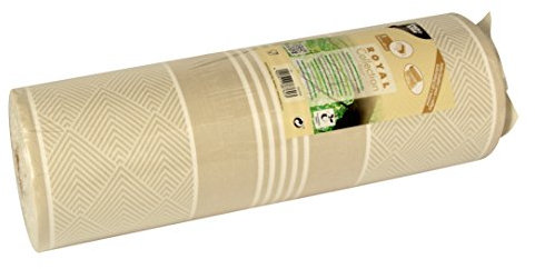 Papstar, Tischläufer, stoffähnlich, PV-Tissue Mix ROYAL Collection 24 m x 40 cm champagner Elegance auf Rolle, #86506