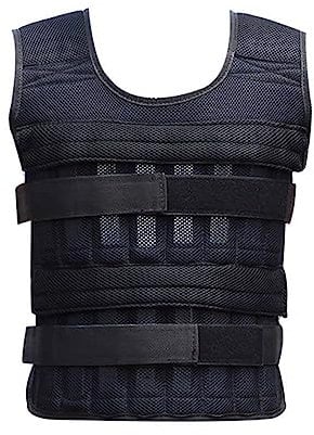 20kg Weighted Vest, Adjustable Loading Weight Jacket, Exercise Weightloading Training Workout Exercise Vest Fitness Weight Jacket - Does not Include Steel Plates