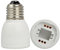 CABLEPELADO Adaptador G24 a E27, Adaptador conversor de montura E27 a casquillo G24 | Apto para lámparas G24 de 2 o 4 pines | Plástico | 1 unidad