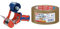 tesa Packband Handabroller, Modell Comfort für Rollen bis 66m x 50mm (+ 6 Rollen tesapack Ultra Strong)