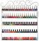 Meisax 5 Ebenen Metall Nagellack Ständer Kosmetik Organizer 5 Ablagen Wandregal Lippenstiftständer Aufbewahrung Nagellack Organisator Display Regal (weiß)