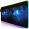 TITANWOLF - RGB Gaming Mauspad - LED Schreibtischunterlage - 800x300 mm - XXL Mousepad - LED Multi Color - 11 Beleuchtungs-Modi - 7 LED Farben Plus 4 Effektmodi - abwaschbar - Stars