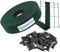 Sorton Kit Lamelle Occultante PVC Rouleau Bande Occultant Brise Vue Grillage Rigide Occultant Cache Cloture en Panneau Rigide pour Jardin 46MM x 70M+100CLIPS (Vert foncé - RAL6005)