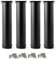Drenky 4 Pcs Black Adjustable Legs 250mm Height Cabinet Legs Table Legs Furniture Legs, Stainless Steel Adjustable Height 0-15mm Come with Stainless Steel Screws