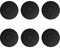 Villeroy & Boch Manufacture Rock Espressountertassen 6er Set aus Porzellan in der Farbe Schwarz, 12cm, 10-4239-1430