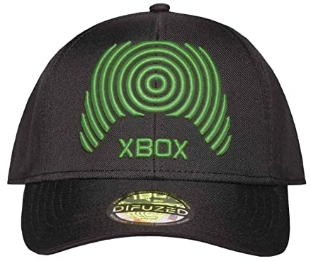 Difuzed Xbox Baseball Cap Conrtoller Logo Nue offiziell Schwarz Snapback