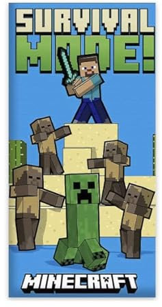 Minecraft Strandtuch 70 x 140