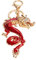 Dragon Chinois Porte-clés, Bonne Chance Exquis Sac Dragon Porte-clés Pendentif pour Sac à Main de Voiture Sac à Dos