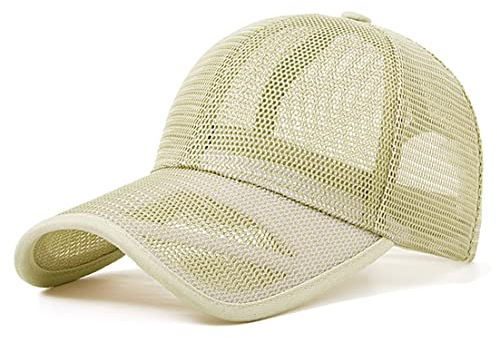 YAMEE Sommermütze Herren Damen Baseball Cap,Sommercap Unisex Mesh Basecap Sonnenschutz Kappe,Baseballmütze Atmungsaktives Sporthut für Herren und Damen
