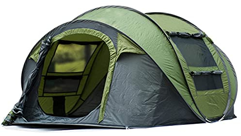 Campingzelt Outdoor-Zelt, 3–4 Personen Camping-TeAutomatisch öffnende einlagige Überdachung, wasserdichte Anti-Sonnenschutz-Kuppelzelte