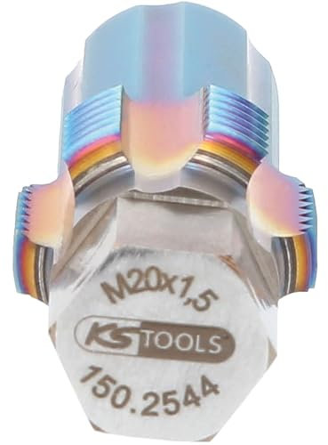KS Tools 150.2544 Gewindeschneider mit Führungsbolzen für NOX-Sensoren, M20x1,5