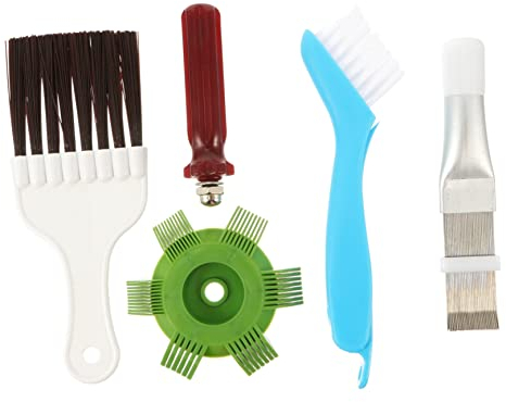 Cabilock Condenser Fin Comb for Car Air Conditioner Radiator Cleaning Brush Stainless Steel Fin Brush Easy to Use