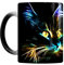 F Fityle Farbwechselnde Kaffeetasse mit Katzenmotiv, wärmewechselnde Tasse, Saftbecher, Trinkbecher, Teetasse, Kaffeetasse für Arbeit, Büro,