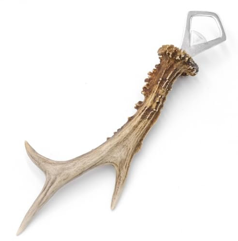 GTK Geweihe & Trophäen Krumholz Flaschenöffner Öffner REH Geweih Stange Horn Abwurfstange Länge 25 cm 27.1.444