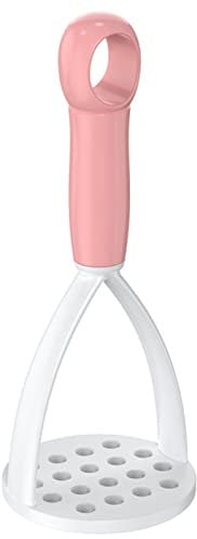 BYUTFA Potato Masher Peeler Potato Crusher Fruit Vegetable Tool Kitchen Gadget Plastic Material 5 Colors for Kitchen Cooking