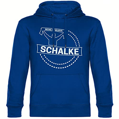 multifanshop Kapuzen Sweatshirt - Schalke - Meine Fankurve