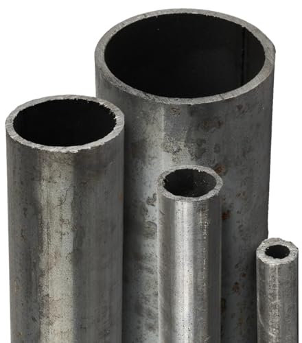 TJ Stahlrohr S235 JR Stahl I Ø25 x 2 mm Länge 1000 mm I ST37 Standard Rundrohr I unbehandeltes Stahl-Rundrohr I Konstruktionsrohr für Bauwesen, Maschinenbau, Landwirtschaft, Architektur uvm