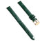 SpaRcz Armband Leder 8-22mm Uhrenarmband Herren Damen Gürtel, Grünes Roségold, 12mm