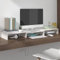 CINDERFUL Monitorständer Weiß 80x24x10,5 cm Massivholz Kiefer,Ergonomischer Monitorständer aus Kiefernholz Platzersparnis und Komfort für Deinen Arbeitsplatz TV-Möbel, TV-Bänke