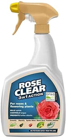 Ansells® Rose Clear 3 In 1 Action For Roses & Flowering Plants Kills Aphids Controls Fungus Prevents Further Attacks (1)
