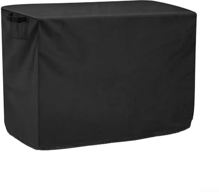 FACULX Housse de chariot de préparation d'extérieur en tissu Oxford 420D imperméable de protection pour support de four à pizza, table de salle à manger, terrasse, grill (84 x 61 x 81 cm)
