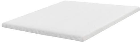 Coprimaterasso in schiuma di gel bianco 180 x 200 cm