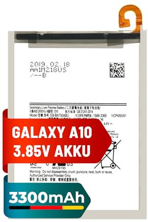 Mpsmobile® Akku für Samsung Galaxy A10 (SM-A105F) | 3300mAh | Ersatzakku für Galaxy A10