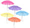 BESTonZON 5Stücke Regenschirm Puppenschirme für Mini Häuser und Dekorative Regenschirme für Puppen