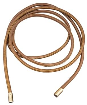 APLudoo Cintura sottile in pelle PU da donna in stile vintage catena decorativa in vita cintura per abito e cappotto Decor 160 cm corda femminile